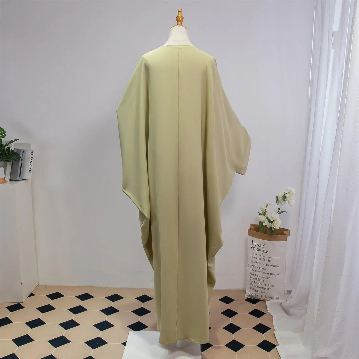 Two Pieces Muslim Abaya Jilbab Islamic