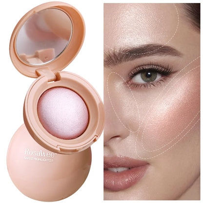 Long-lasting waterproof fine shimmer highlighter