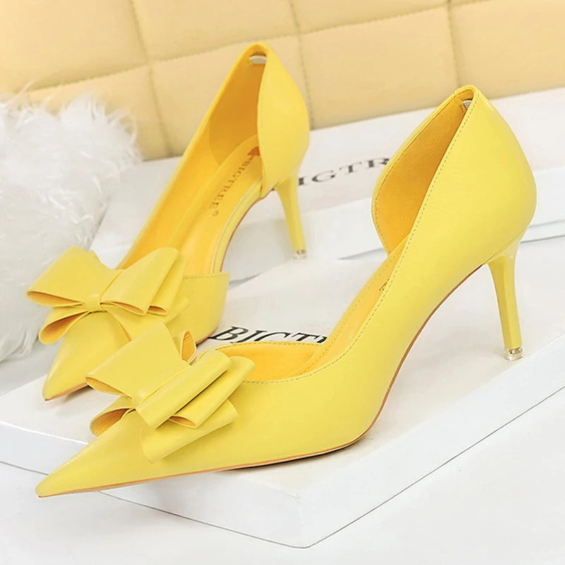 Toe Classic Pumps Sexy High Heels Shoes