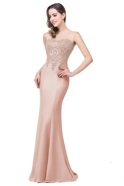 Elegant Mermaid Sweetheart Illusion Dress