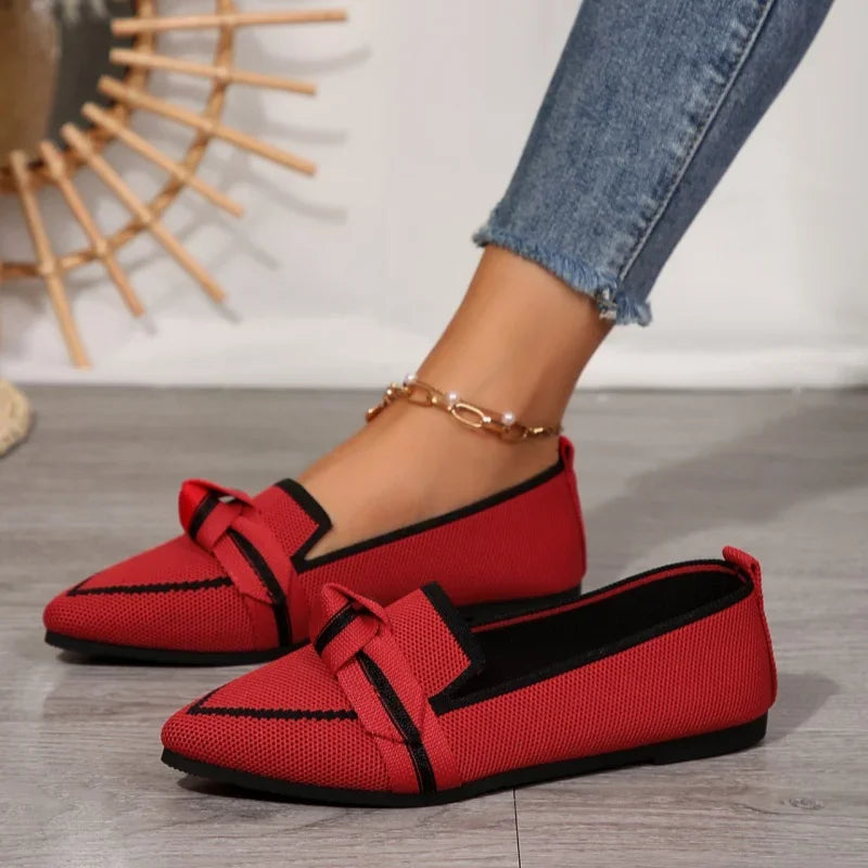 Loafers Ballet Flats Pointed Toe Barefoot Butterfly Shoes