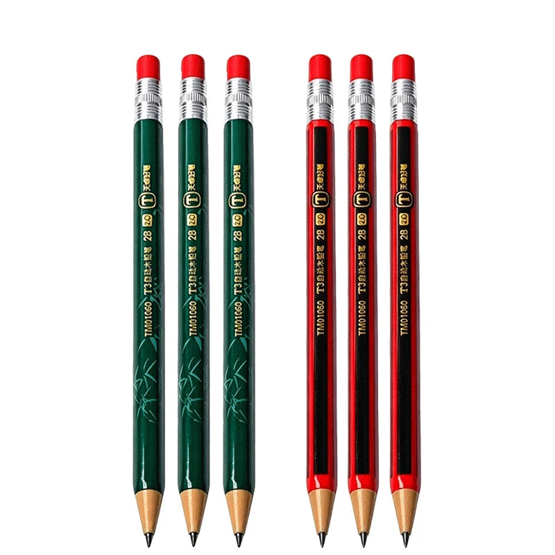 Mechanical Pencils Set 2B 2.0mm Automatic Student Drawing Pencil