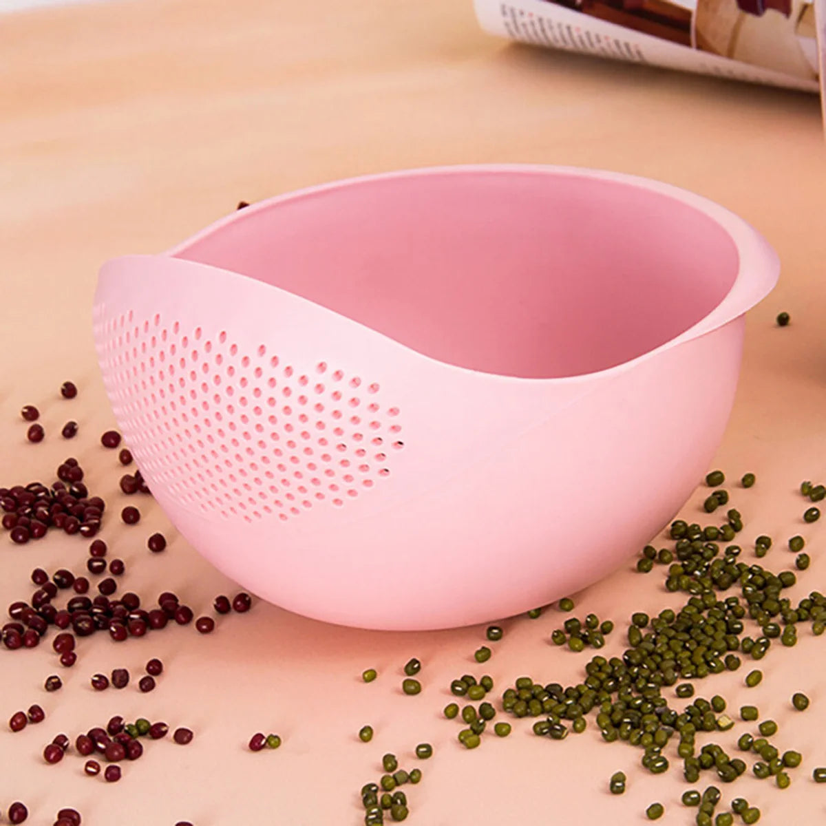1/3pcs- Colander Rice Bowl Drain Basket