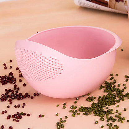 1/3pcs- Colander Rice Bowl Drain Basket