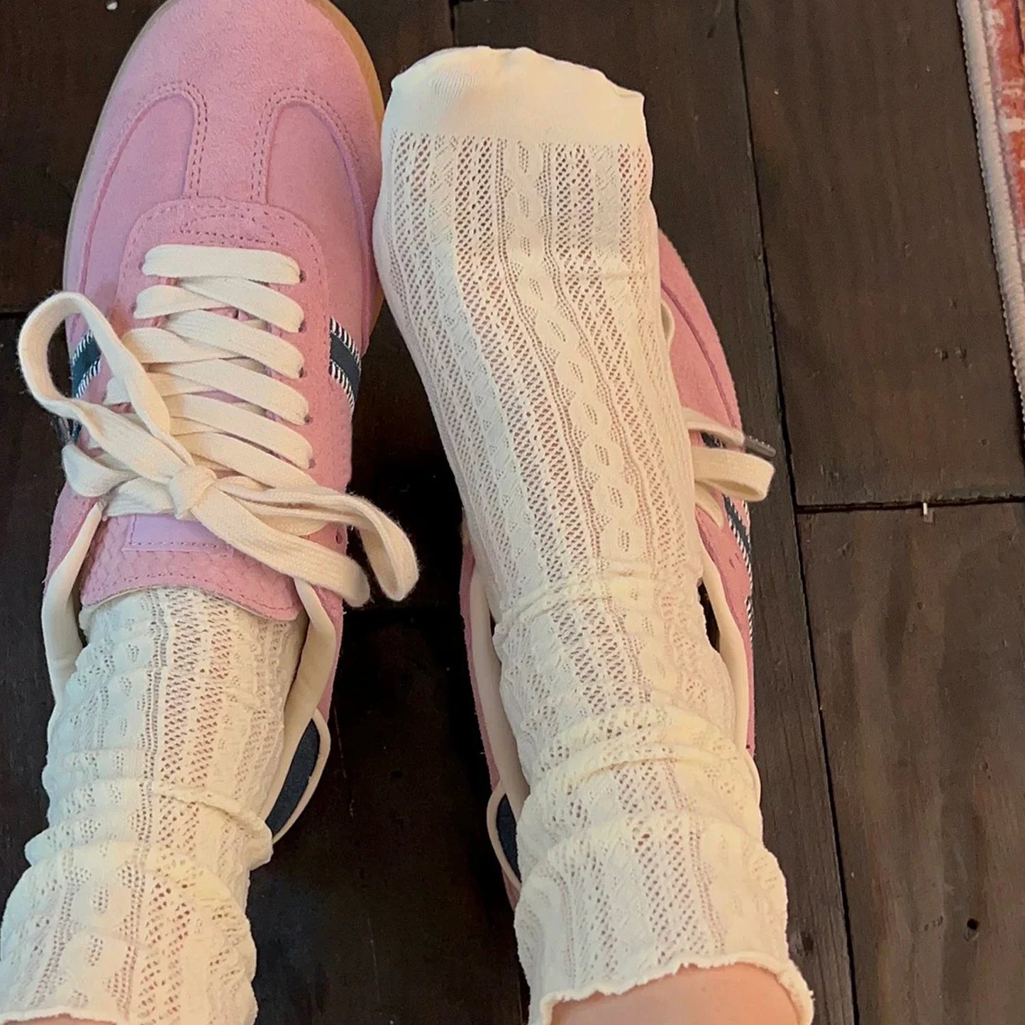 Calcetines de malla adorables para chicas kawaii japonesas