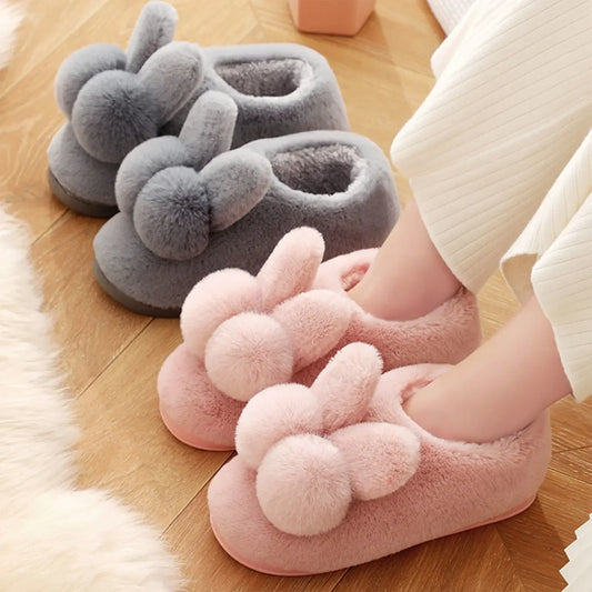 Winter Warm Cotton Cartoon Design Slipper