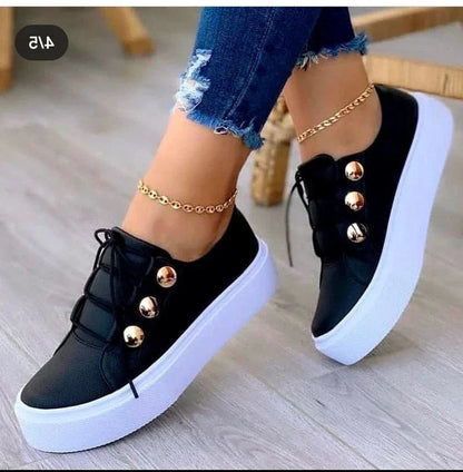 Casual Leather PU Vulcanize Sneakers