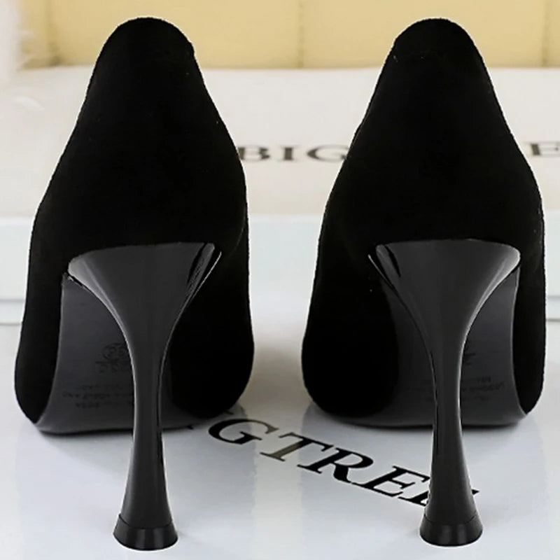 Elegant 10cm 7cm High Heels Shoes
