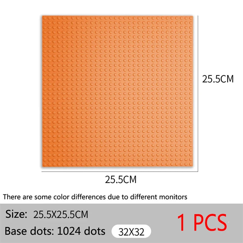Baseplate 32x32 16X32 Dots Classic Brick Plate Building Blocks
