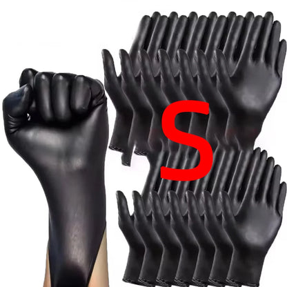 S/M/L/Xl Bag Black Pvc Disposable Cleaning Gloves