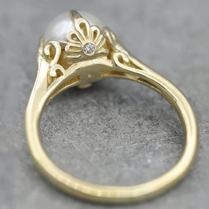 Imitation Pearl Luxury Exquisite Rings