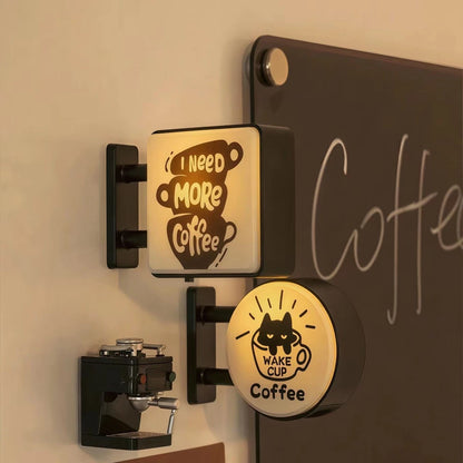 Mini Lightbox Fridge Magnet Coffee
