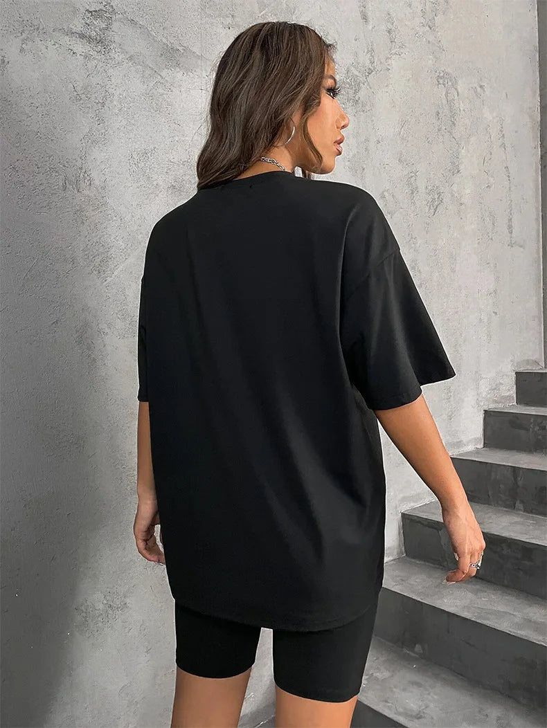 Casual Suit Loose T-shirt Shorts Slim Pyjama