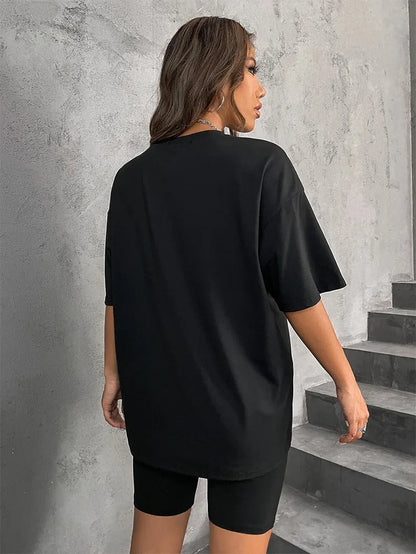 Casual Suit Loose T-shirt Shorts Slim Pyjama