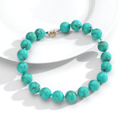 Bohemian Style Handmade Beaded Necklace Jewelry