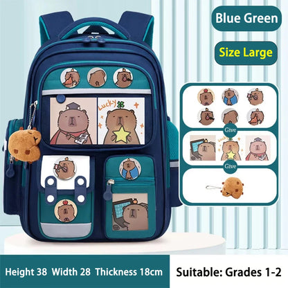 Capybara Waterproof Backpack Large Capacity Backpack