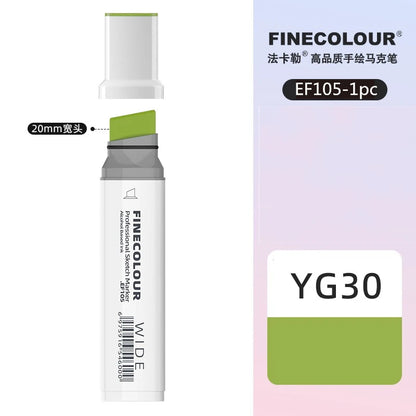 Finecolour 20mm Wide Markers Alcohol Line Sketching Art Markers Pen