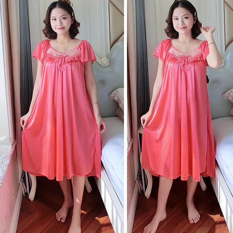Silk Short Sleeve Pyjama