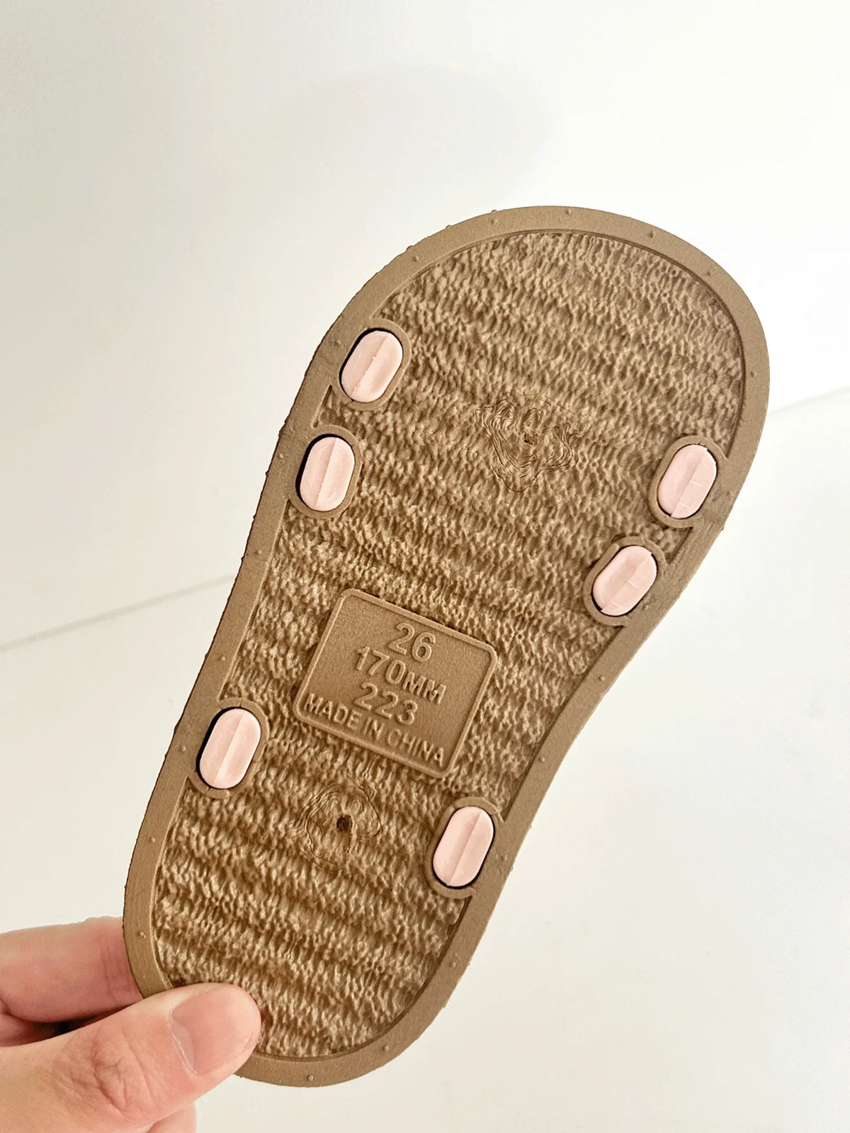 Breathable bow decoration suitable for indoor anti-slip, cartoon Sandals