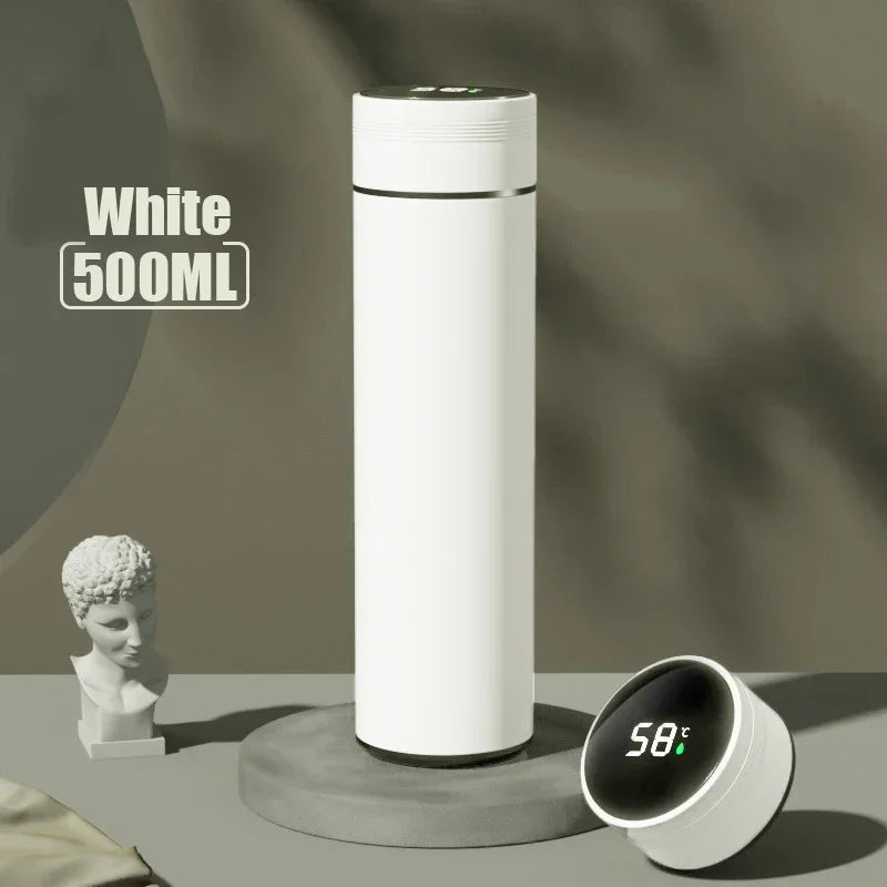 500ML Temperature Display Thermos Cup Stainless Steel Bottle