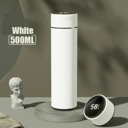 500ML Temperature Display Thermos Cup Stainless Steel Bottle