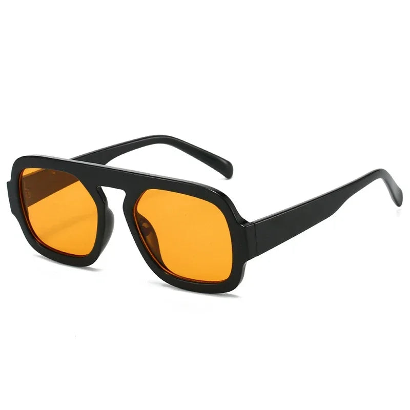 Retro Square Gradient UV400 Punk Sun Glasses