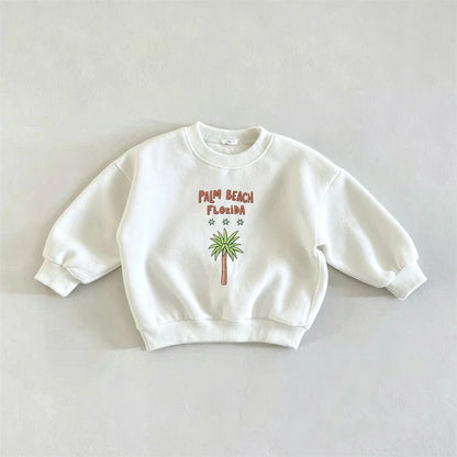 Cartoon Casual Loose Autumn Printed Toddler Printed Hoodie