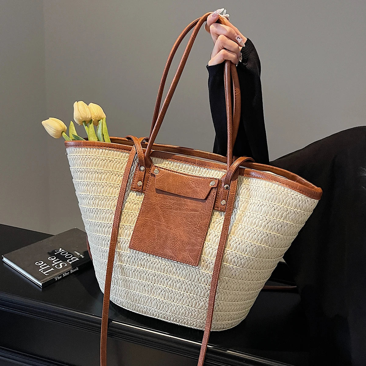 Forest Straw Bag