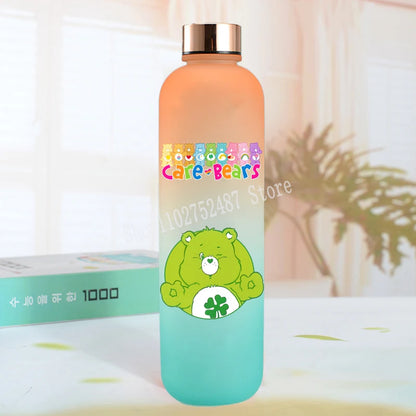 Cute Care Bears Water Bottle Outdoor Sports Kawaii Cup