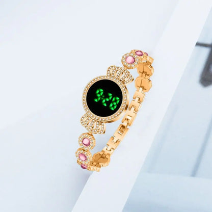 Oval Quartz Bracelet Wristwatch