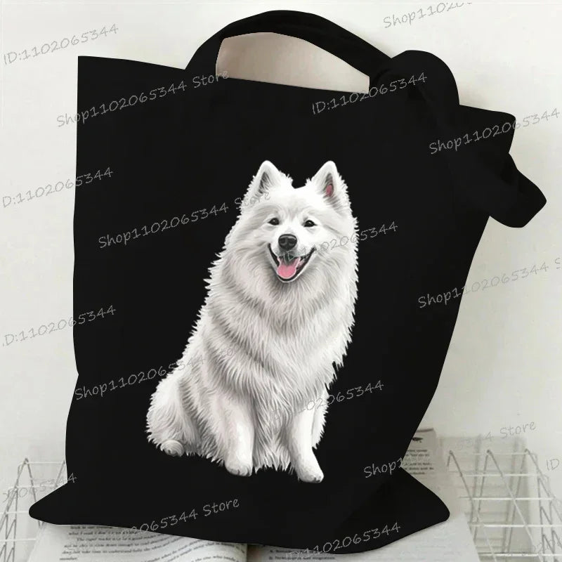 Animal Dog Series Canvas Tote Bag
