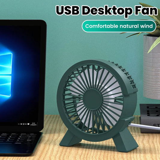 Mini USB Rechargeable Table Fan Portable USB