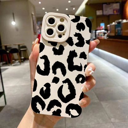 Leopard Design Camera Protective Phone Case iPhone Cover