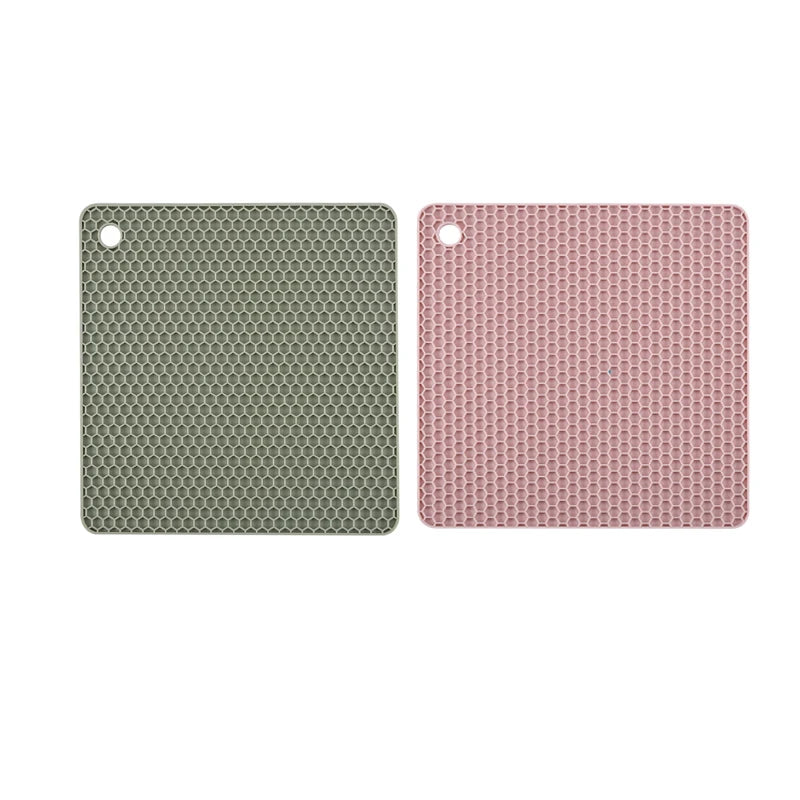 2/4 PCS Heat Resistant Silicone Mat