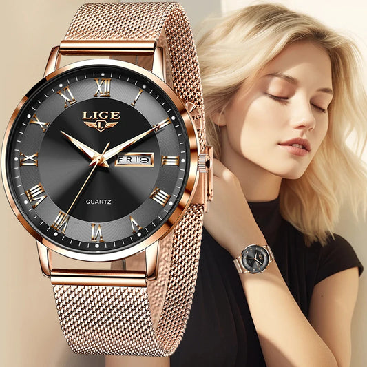 Luxury Creative Steel Bracelet Waterproof Watches
