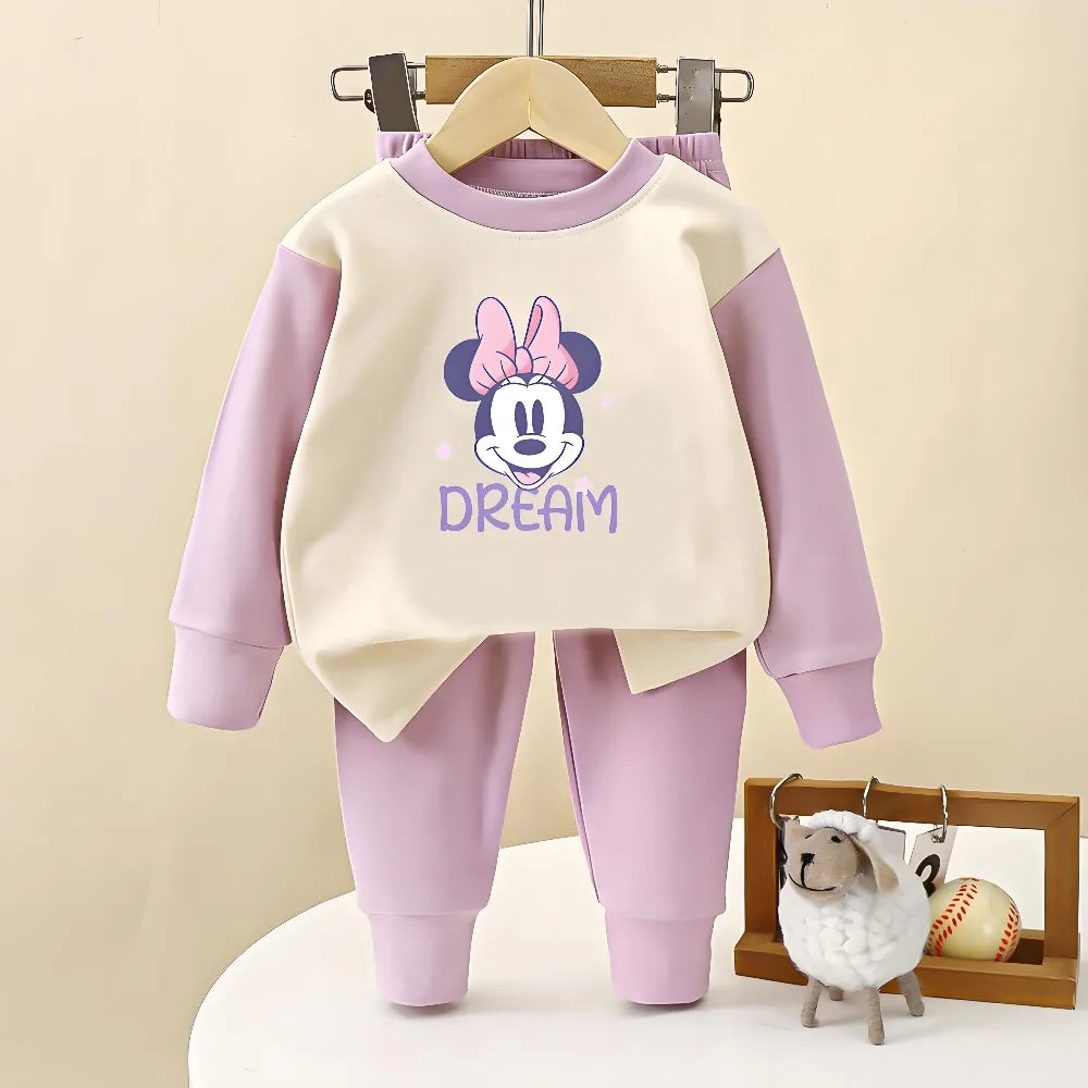 Autumn Long Sleeve Bottom Sleepwear Pajamas Sets