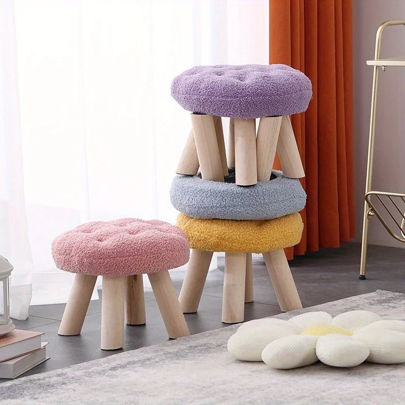 Flower Stool, Footstool, Shoe Changing Stool