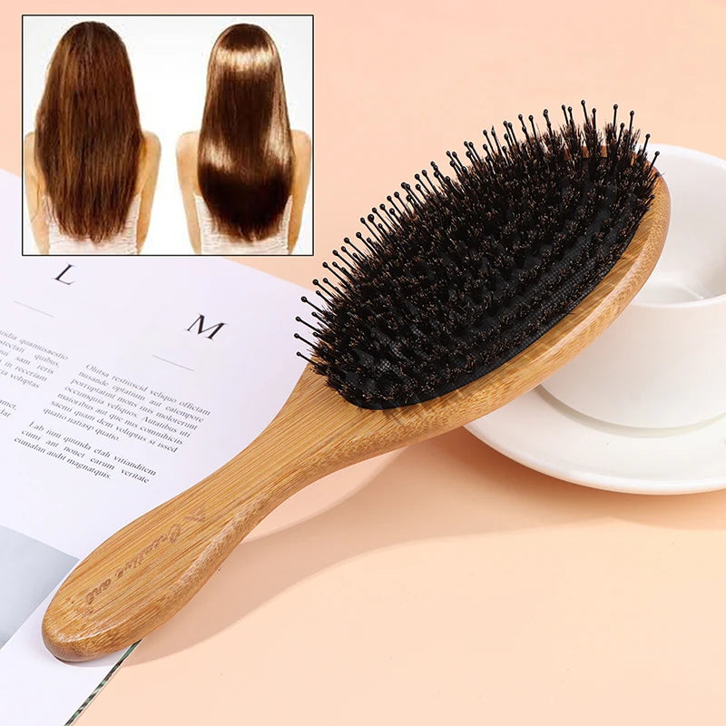 Boar Bristle Hair Brush