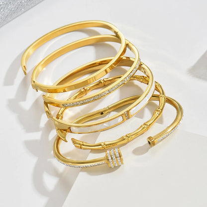 DANA bracelet gold bangles