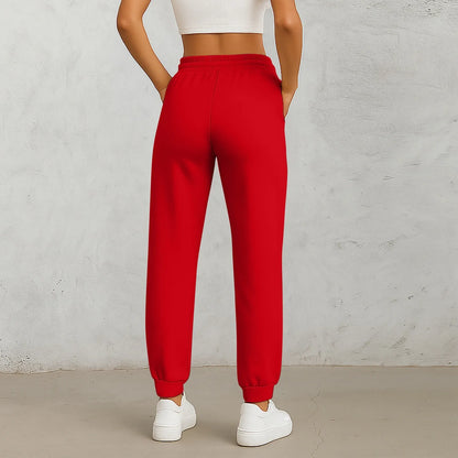 Straight Leg Elastic Waist Pants