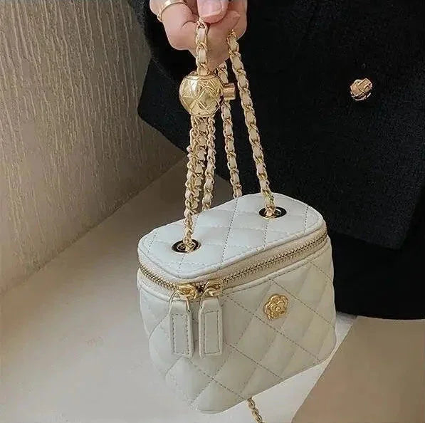 Camellia lingeries chain box small bag