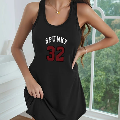 Nightgowns Letter Printed Sexy Casual Pajamas