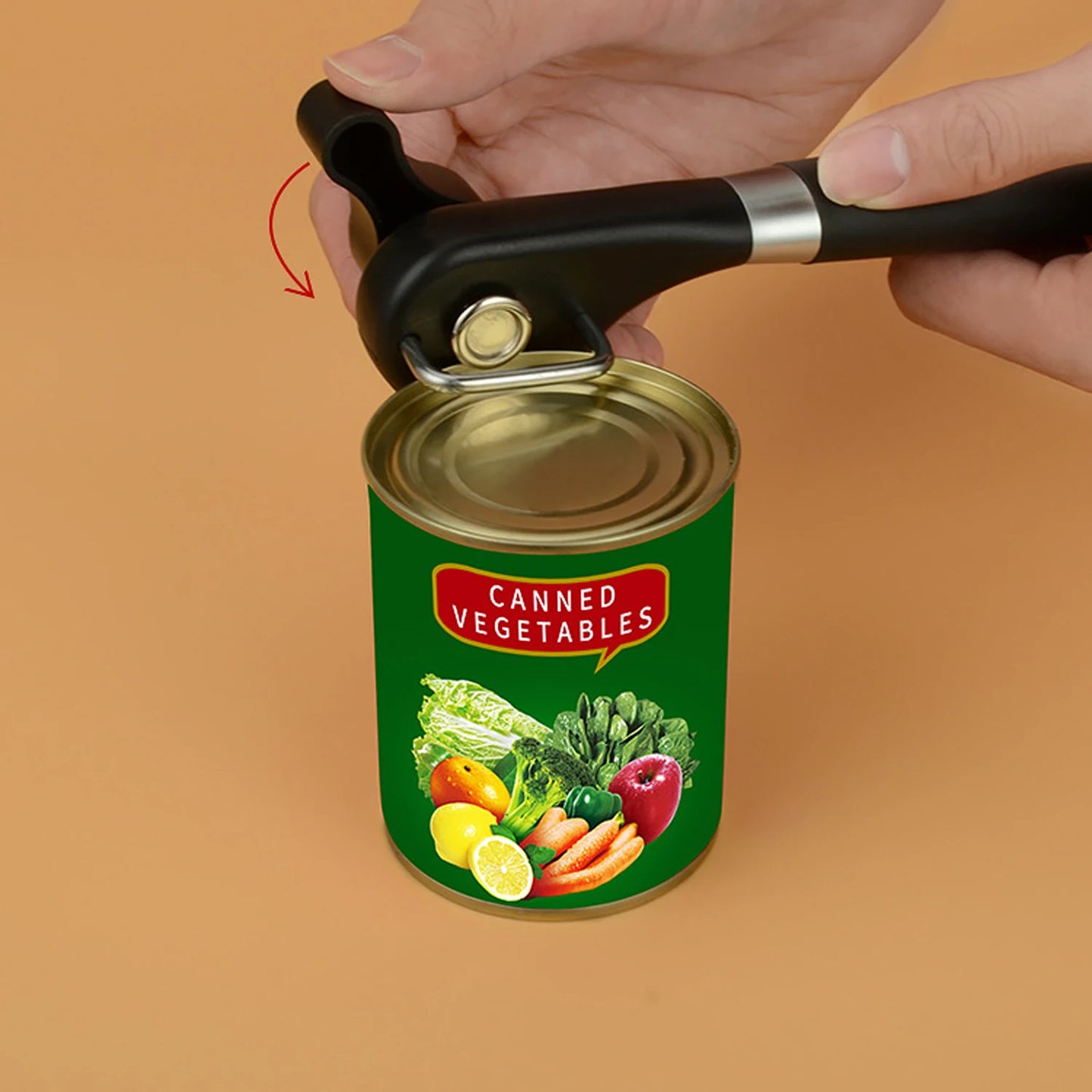 Plastic Hand-actuated Can Opener