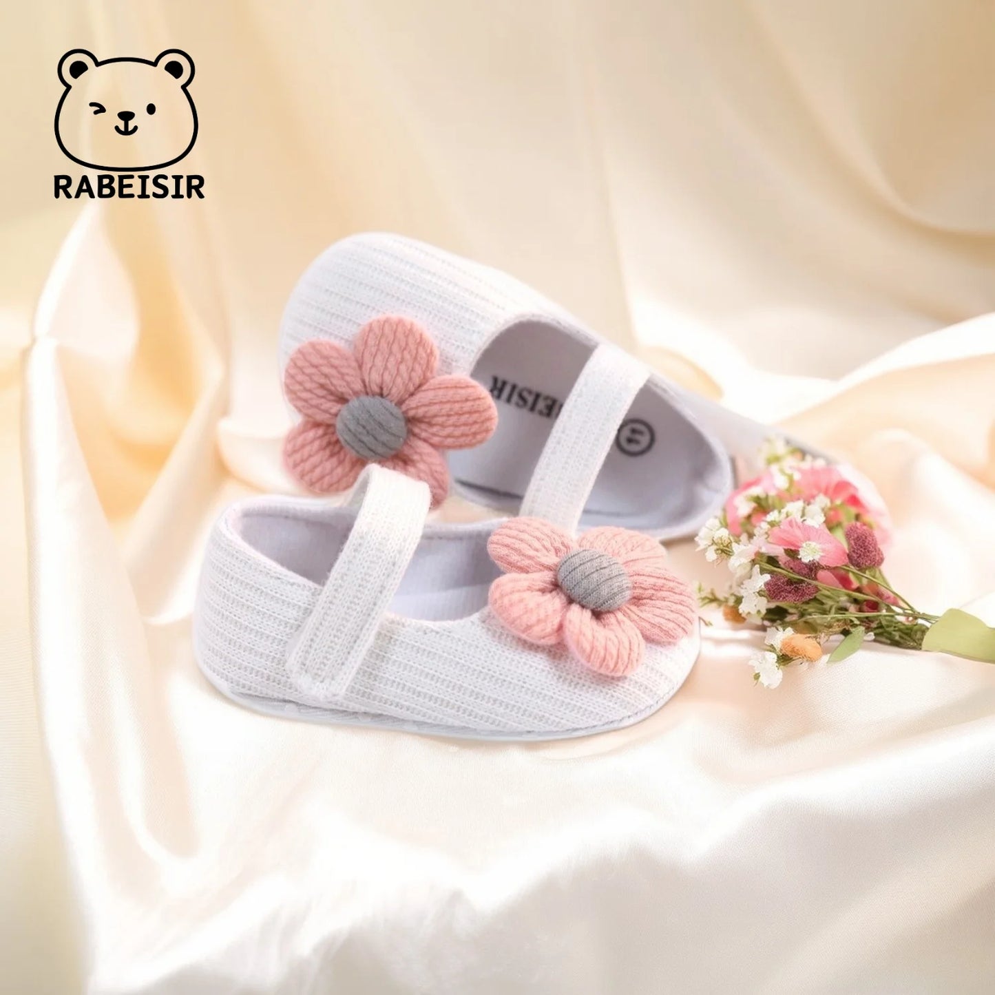 Cute Flower Mary Jane Flat Shoes
