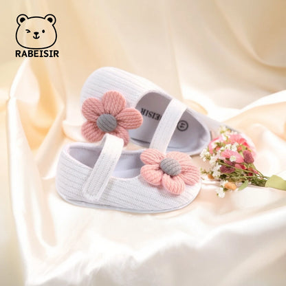 Cute Flower Mary Jane Flat Shoes