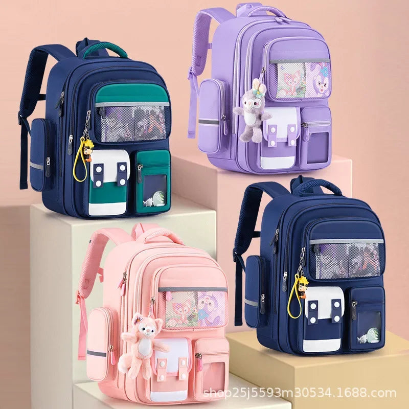Primary School Students Spine Protection and Burden Reduction Backpacks