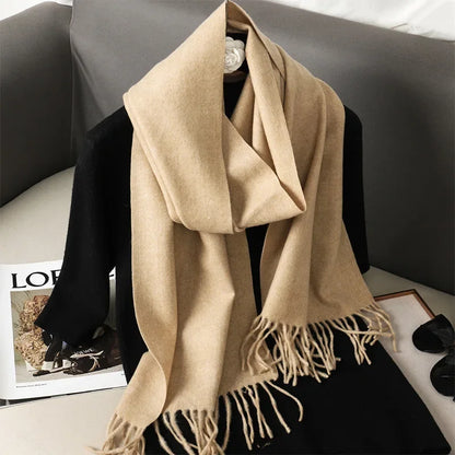 Scarf Warm Thicken Cashmere Shawl Scarves