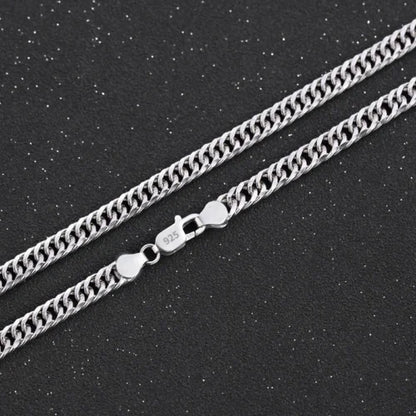 6MM chain 925 Sterling Silver Necklaces Jewelry