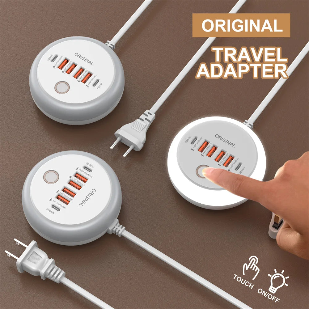 Multi Ports PD Type C Fast Charging Wall Charger