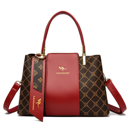 Soft Leather Shoulder Crossbody Bag